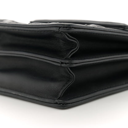 Christian Dior Ultra Matte Calfskin Studded Vertical Diorama Black 10 of 11