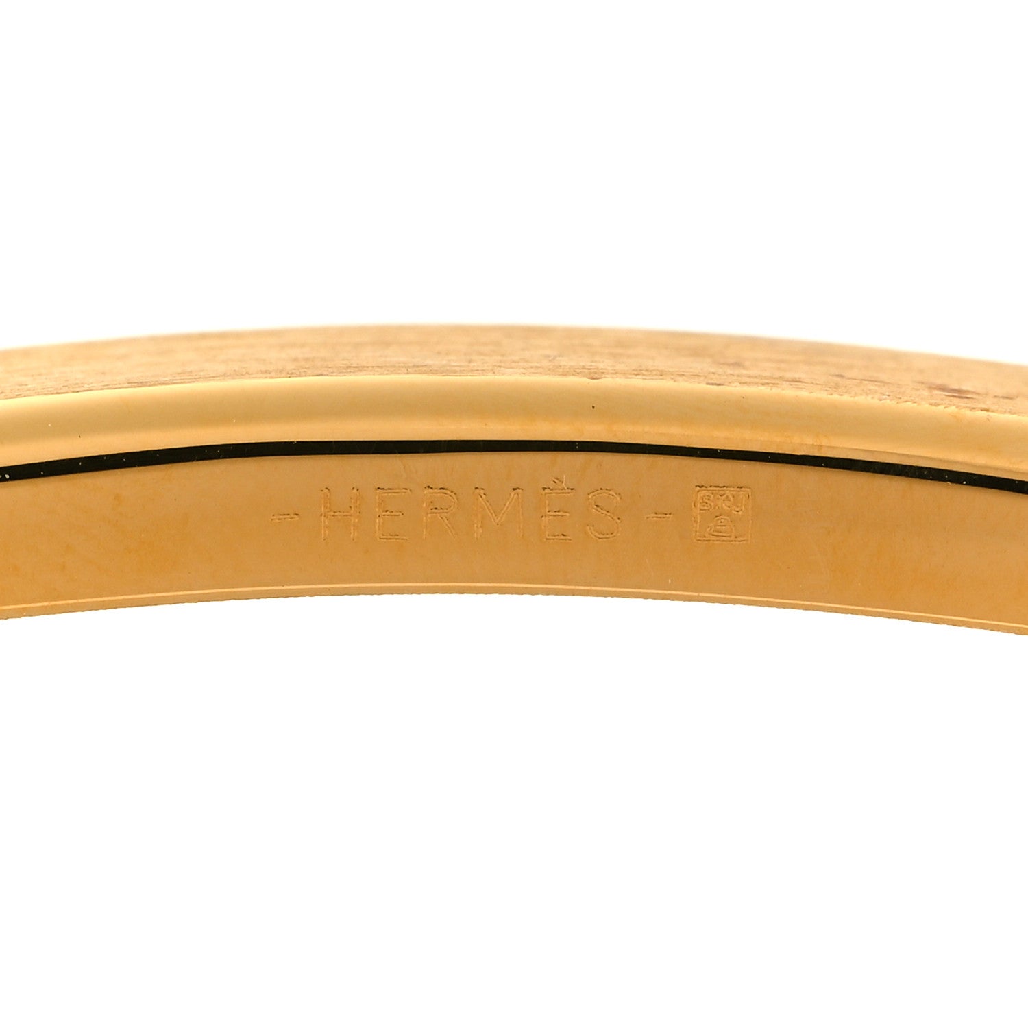 Hermes Brushed 32mm H Belt Buckle Gold 5 of 5