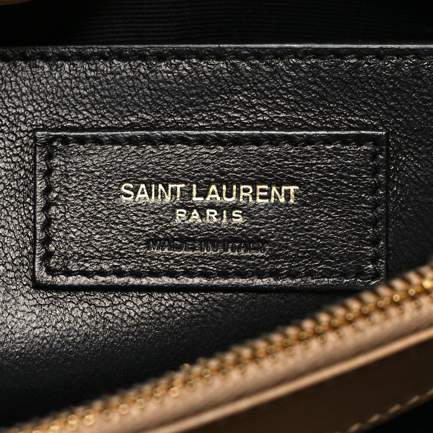 Calfskin Y Quilted Monogram Small Loulou Chain Satchel Dark Beige