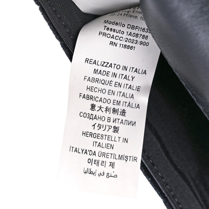 Versace Velvet Quilted Icon Crossbody Bag Black 8 of 12