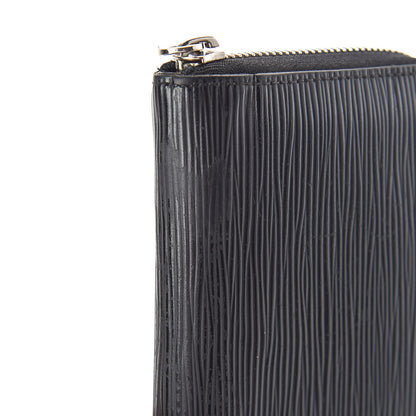 Louis Vuitton Epi Zippy Compact Wallet Black 7 of 9