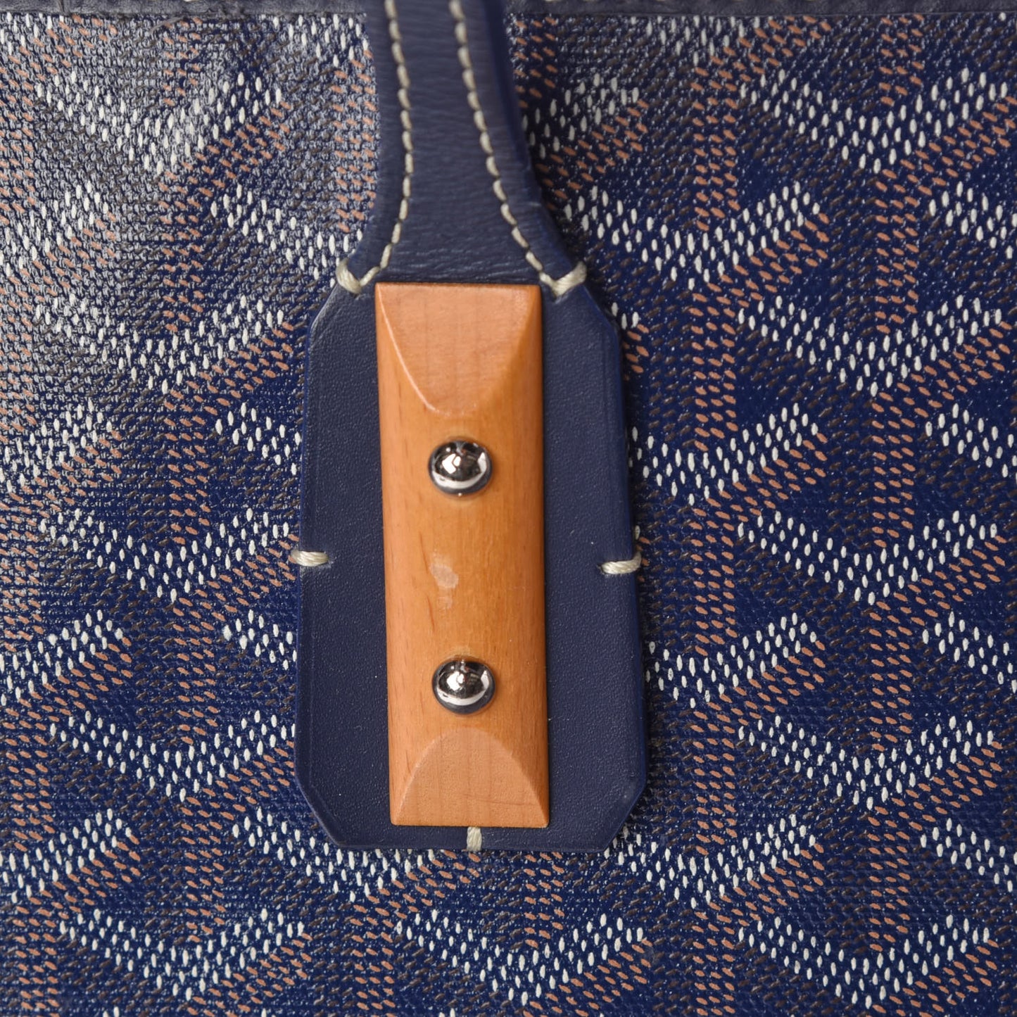 Goyardine Marquises Tote Navy