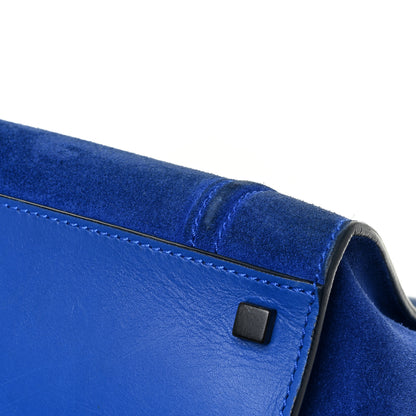 Celine Suede Medium Phantom Luggage Colbalt Blue 32 of 34