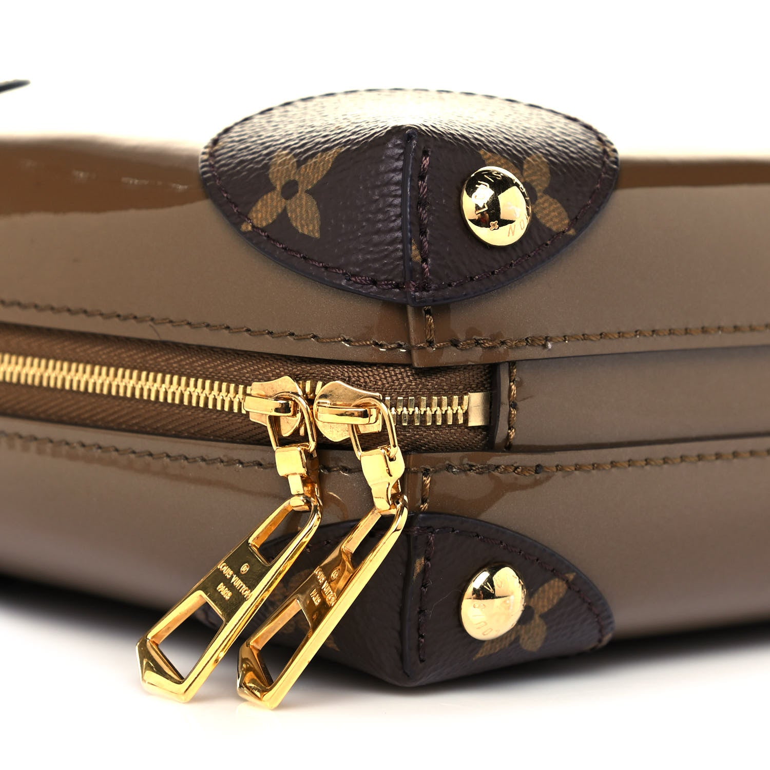 Louis Vuitton Patent Miroir Venice Bronze 5 of 9