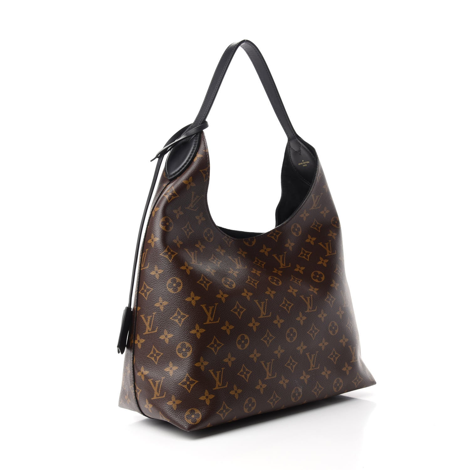 Louis Vuitton Monogram Flower Hobo Black 3 of 13