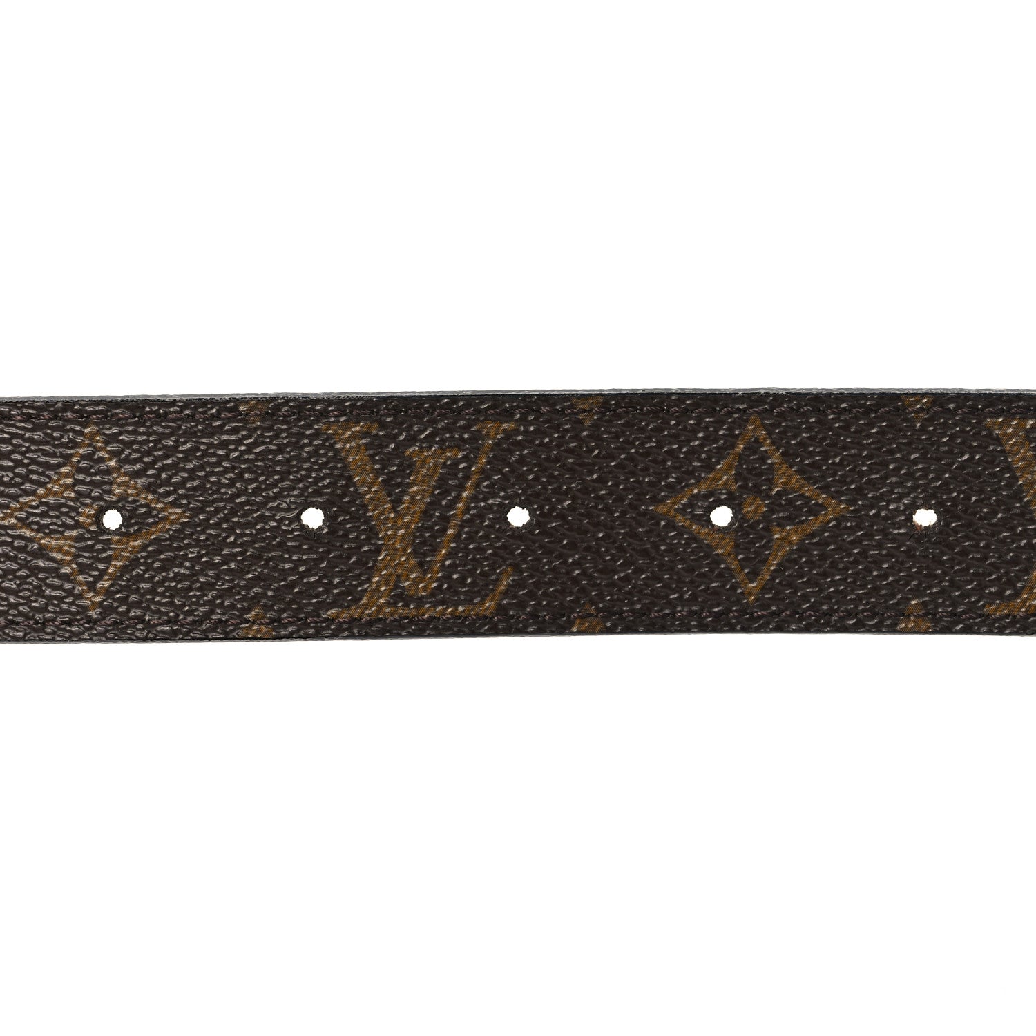 Louis Vuitton Calfskin Monogram 30mm LV Initiales Reversible Belt 80 32 Black 4 of 5