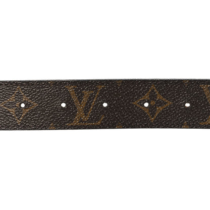 Louis Vuitton Calfskin Monogram 30mm LV Initiales Reversible Belt 80 32 Black 4 of 5