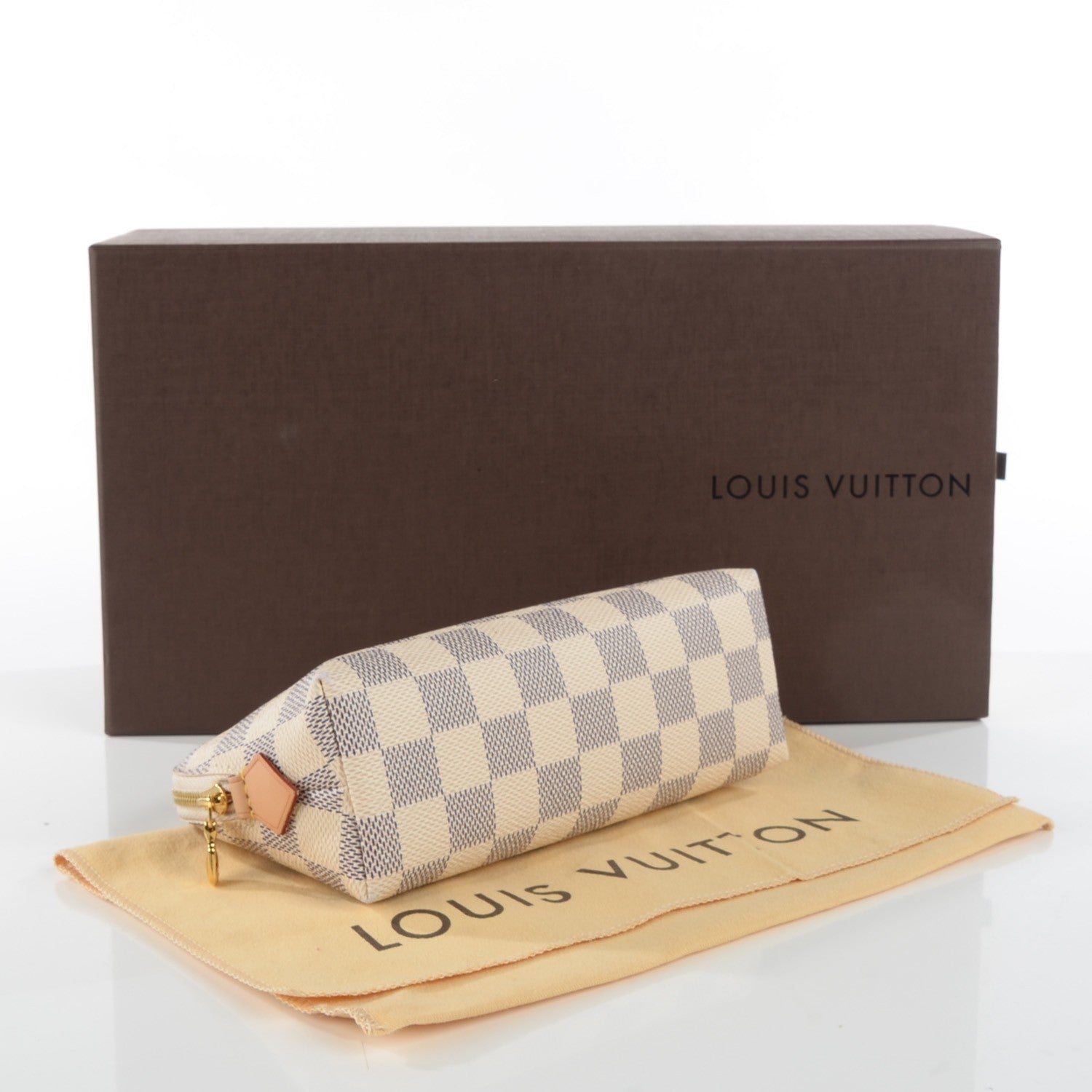 Louis Vuitton Damier Azur Cosmetic Pouch 4 of 7