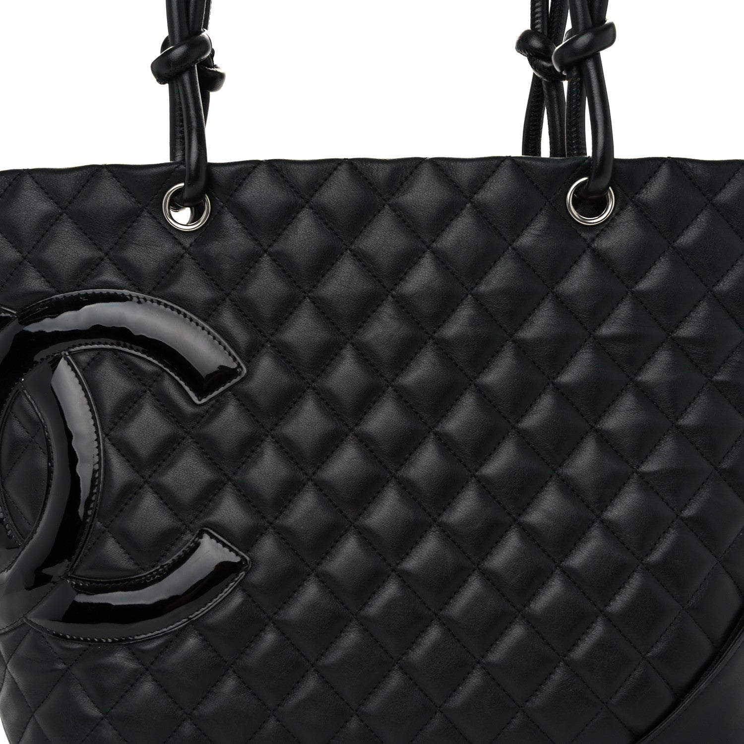 Chanel Calfskin Quilted Large Cambon Tote Black 8 of 13