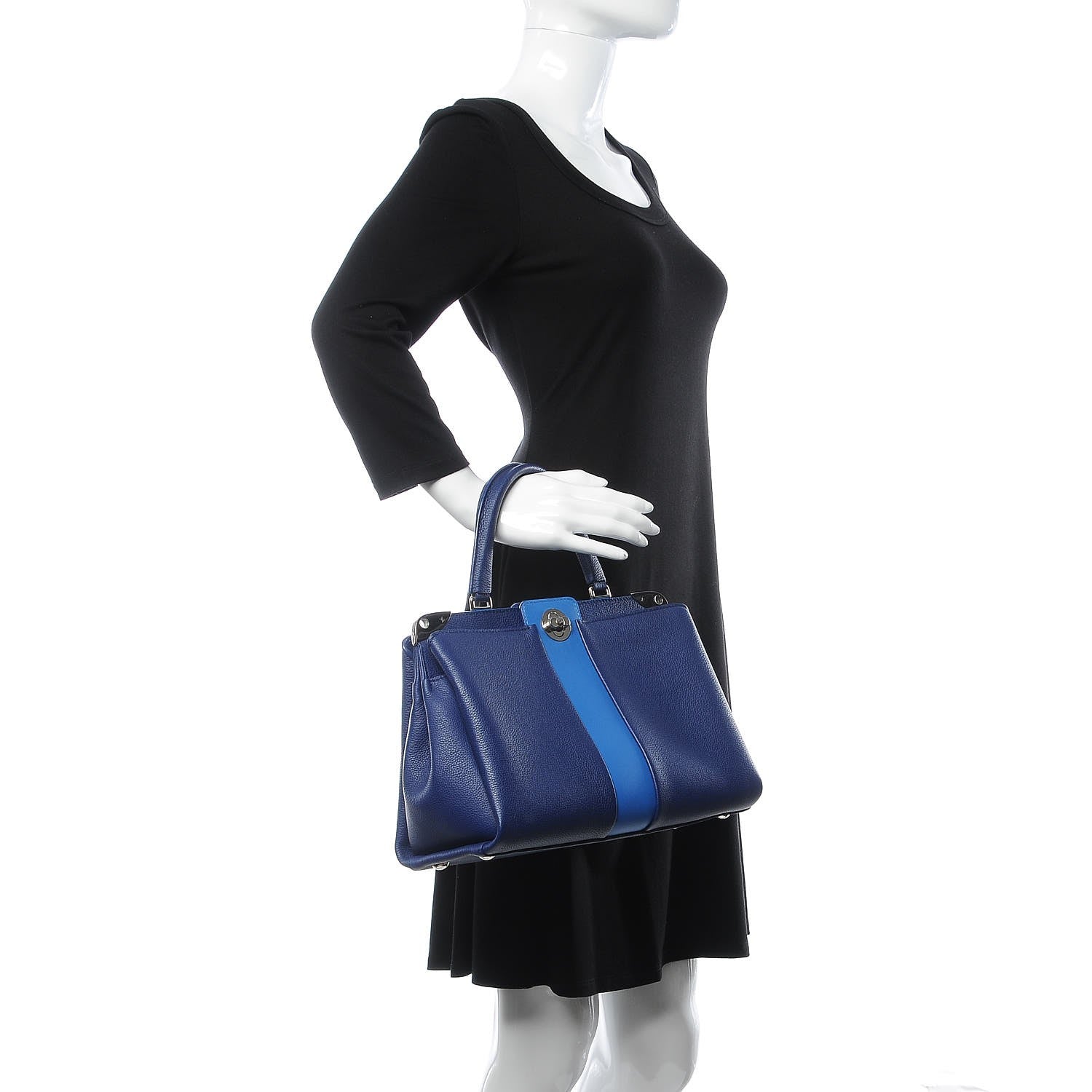 Louis Vuitton Veau Nuage Calfskin Astrid Blue 2 of 8