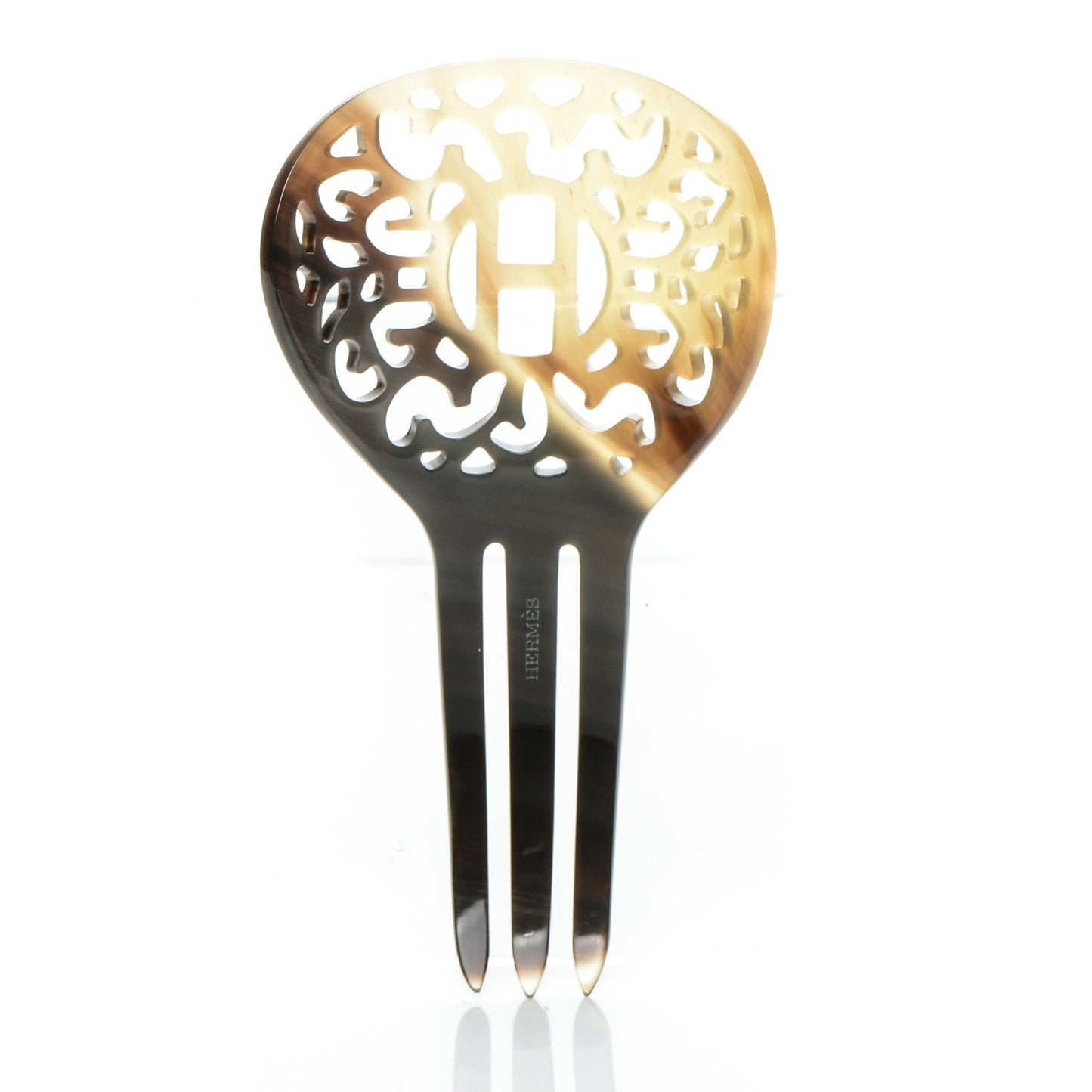 Buffalo Horn Rocaille Hair Comb