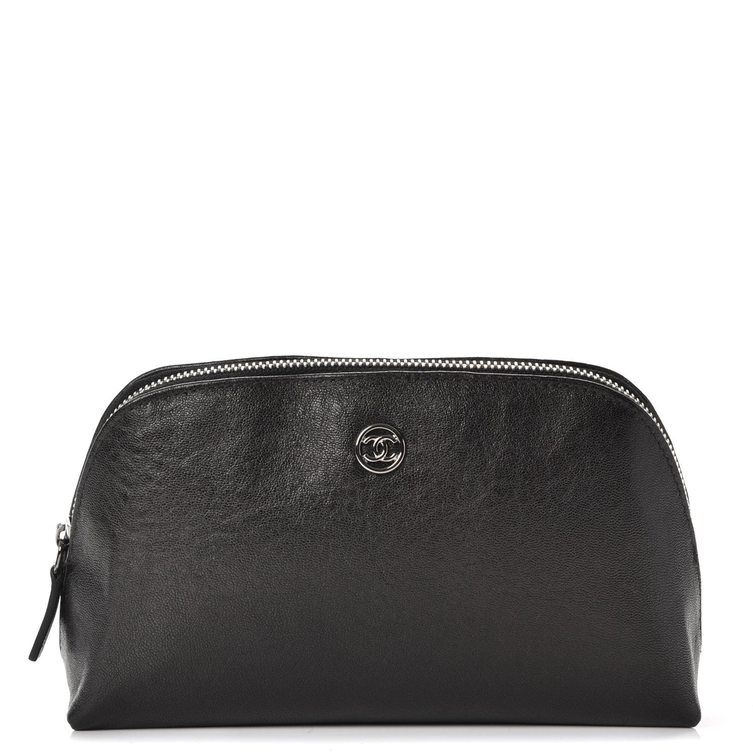 Chanel Calfskin Vanity Cosmetic Case Black 1 of 10