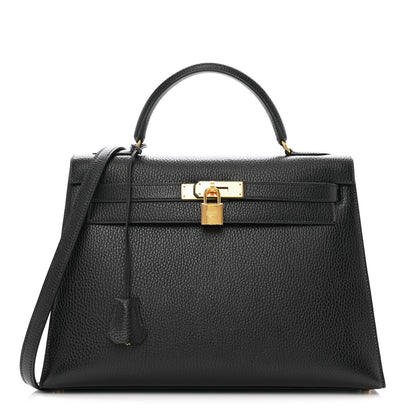 Hermes Ardennes Kelly Sellier 32 Black 1 of 16