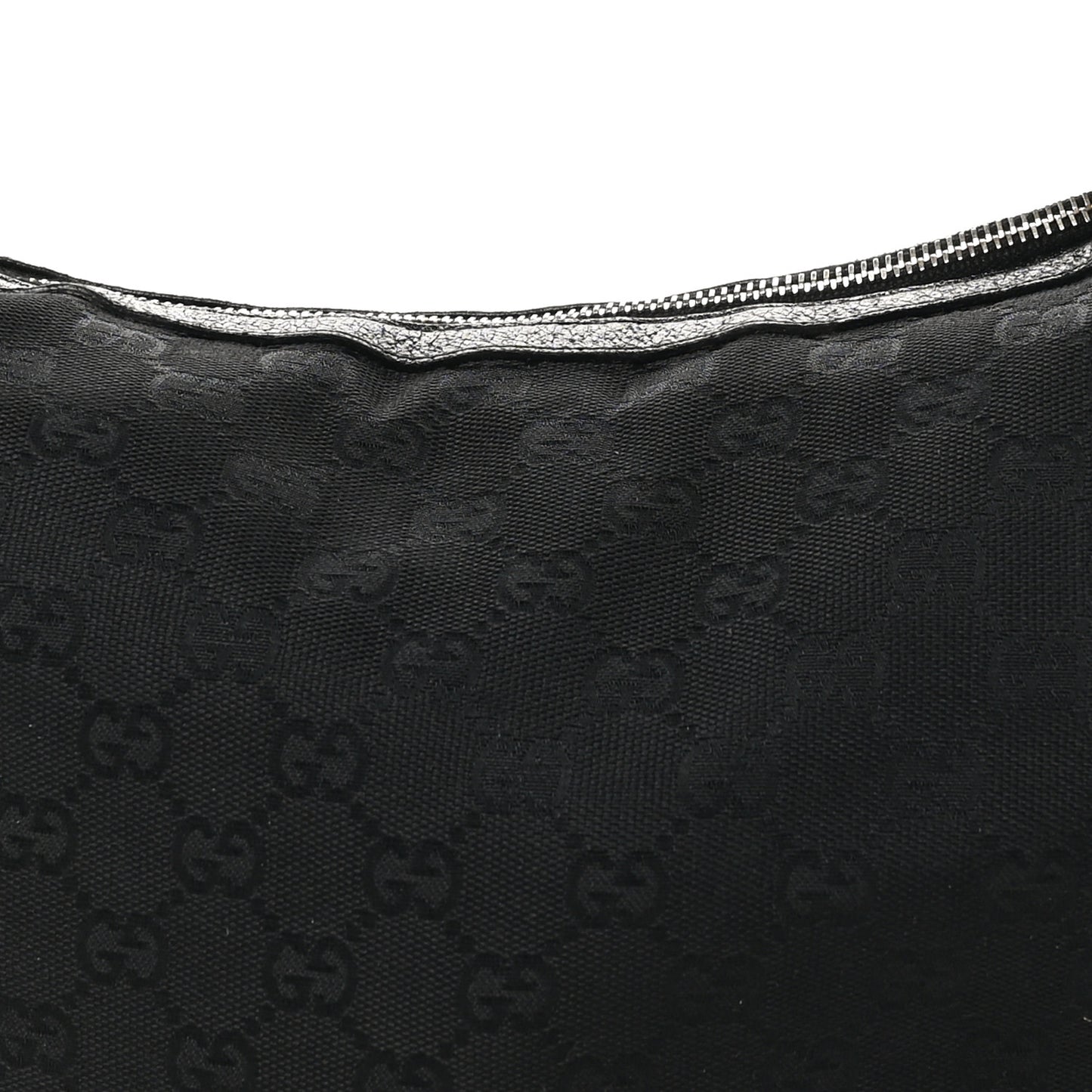 Monogram Web Bamboo Ring Hobo Black