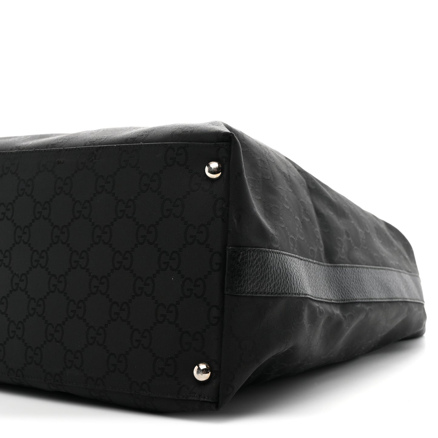 Nylon Monogram Extra Large Hobo Black