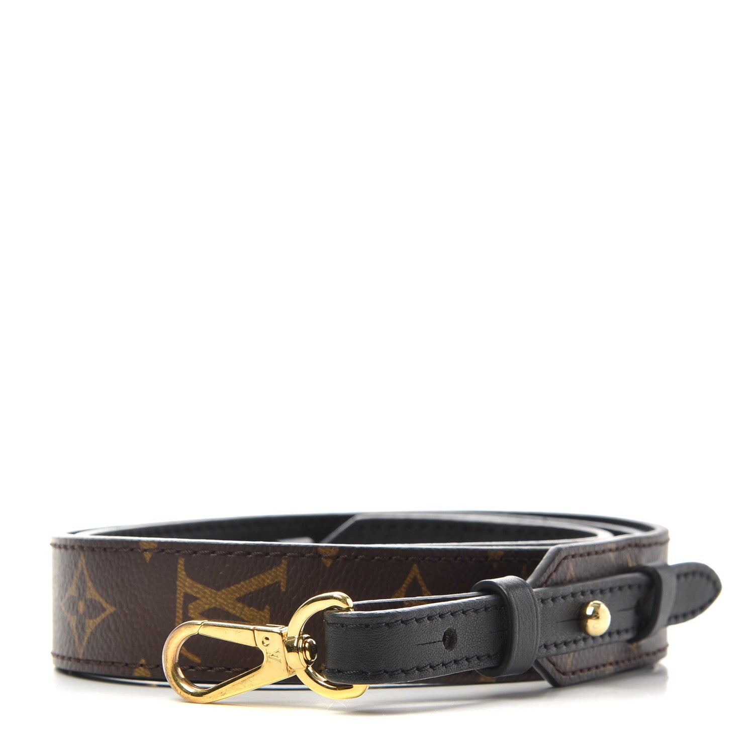 Louis Vuitton Monogram Bandouliere Shoulder Strap XL Black 1 of 5