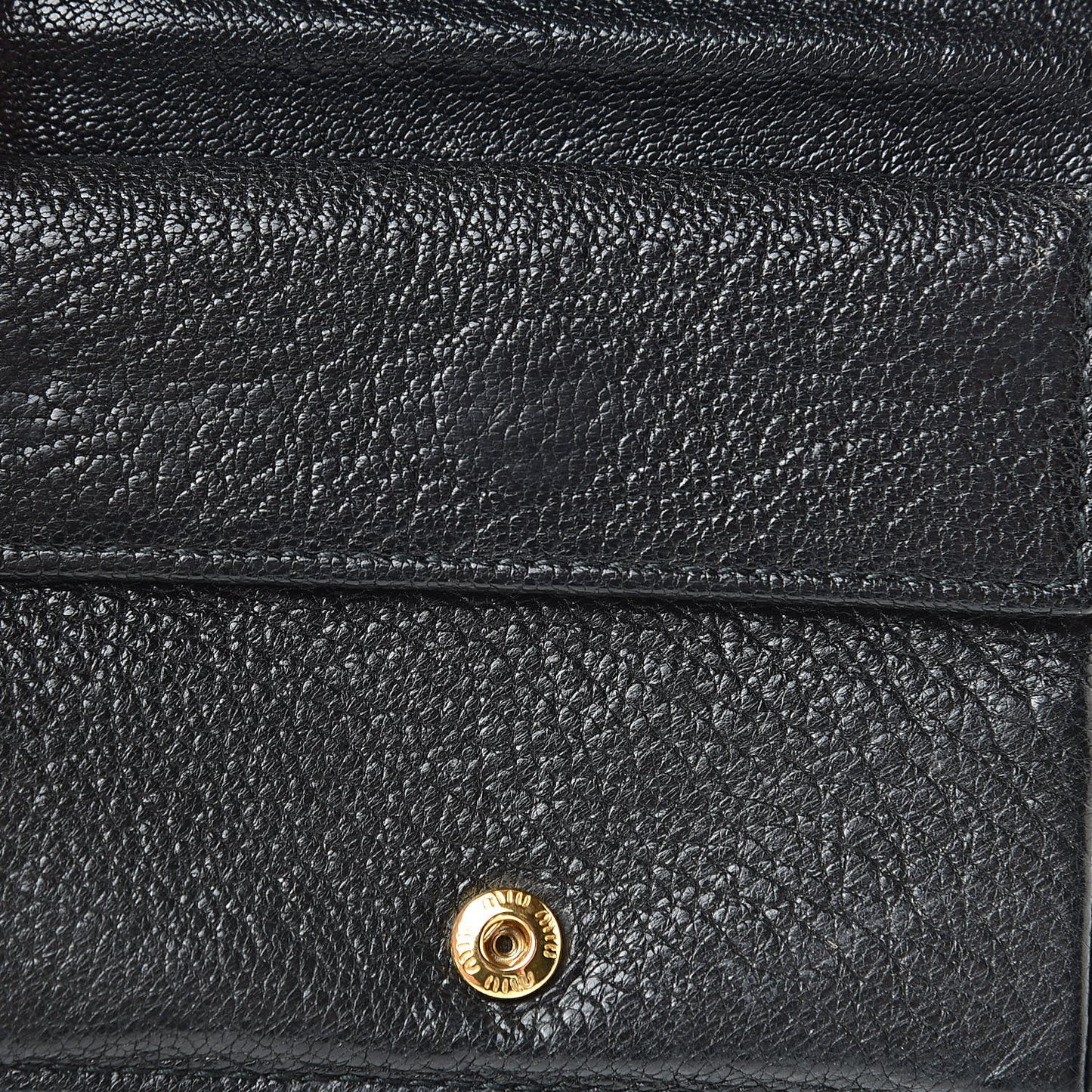 Goatskin Madras Small Wallet Black