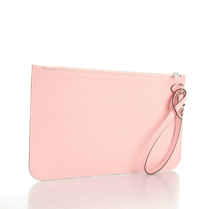 Louis Vuitton Epi Neverfull Pochette MM GM Rose Ballerine 3 of 7