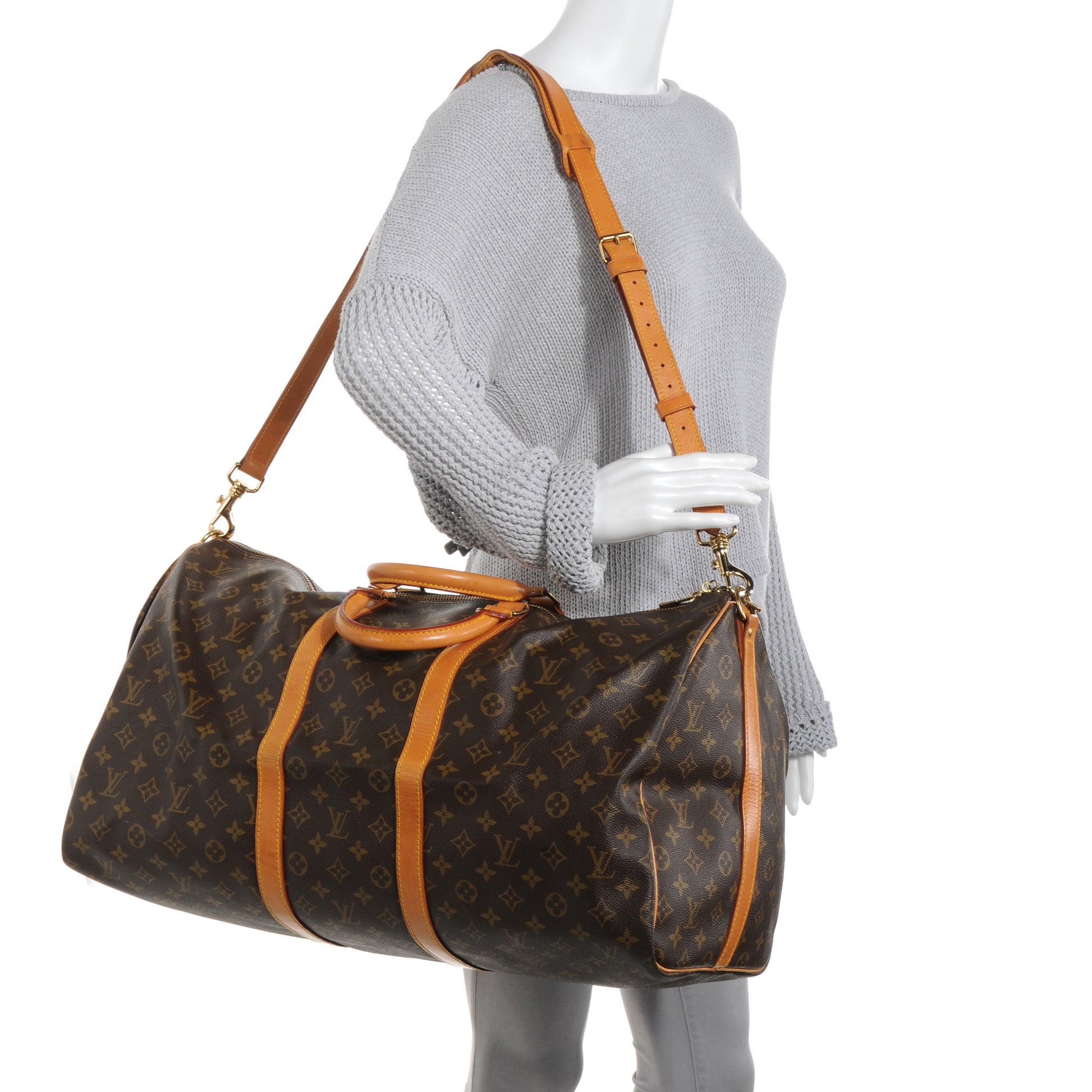 Louis Vuitton Monogram Keepall Bandouliere 55 2 of 8