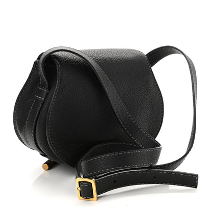 Chloe Calfskin Mini Marcie Round Crossbody Bag Black 3 of 13