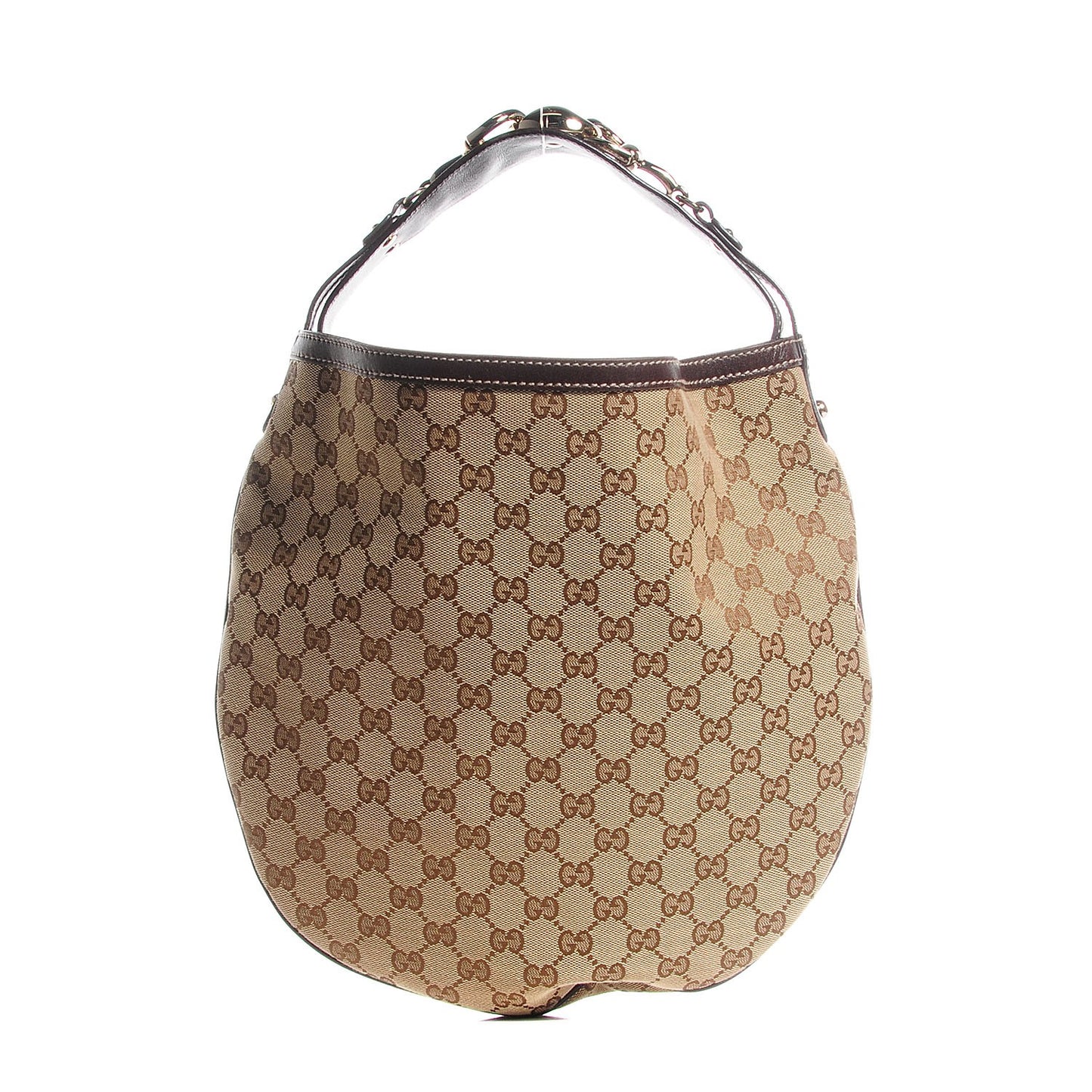 Monogram Medium Wave Hobo Dark Brown