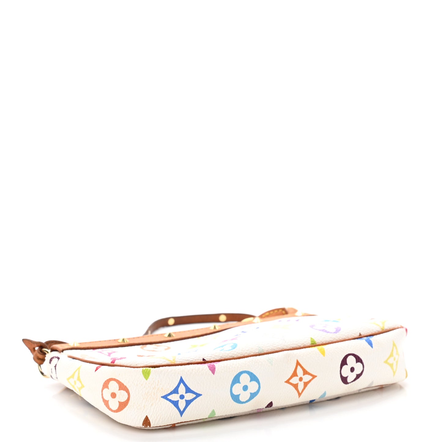 Monogram Multicolor Pochette Accessories White