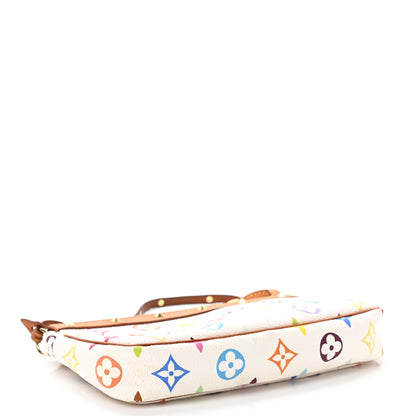 Louis Vuitton Monogram Multicolor Pochette Accessories White 3 of 12