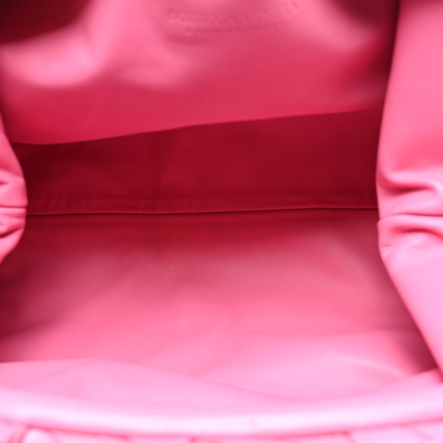 Nappa Maxi Intrecciato The Pouch Oversized Clutch Pink