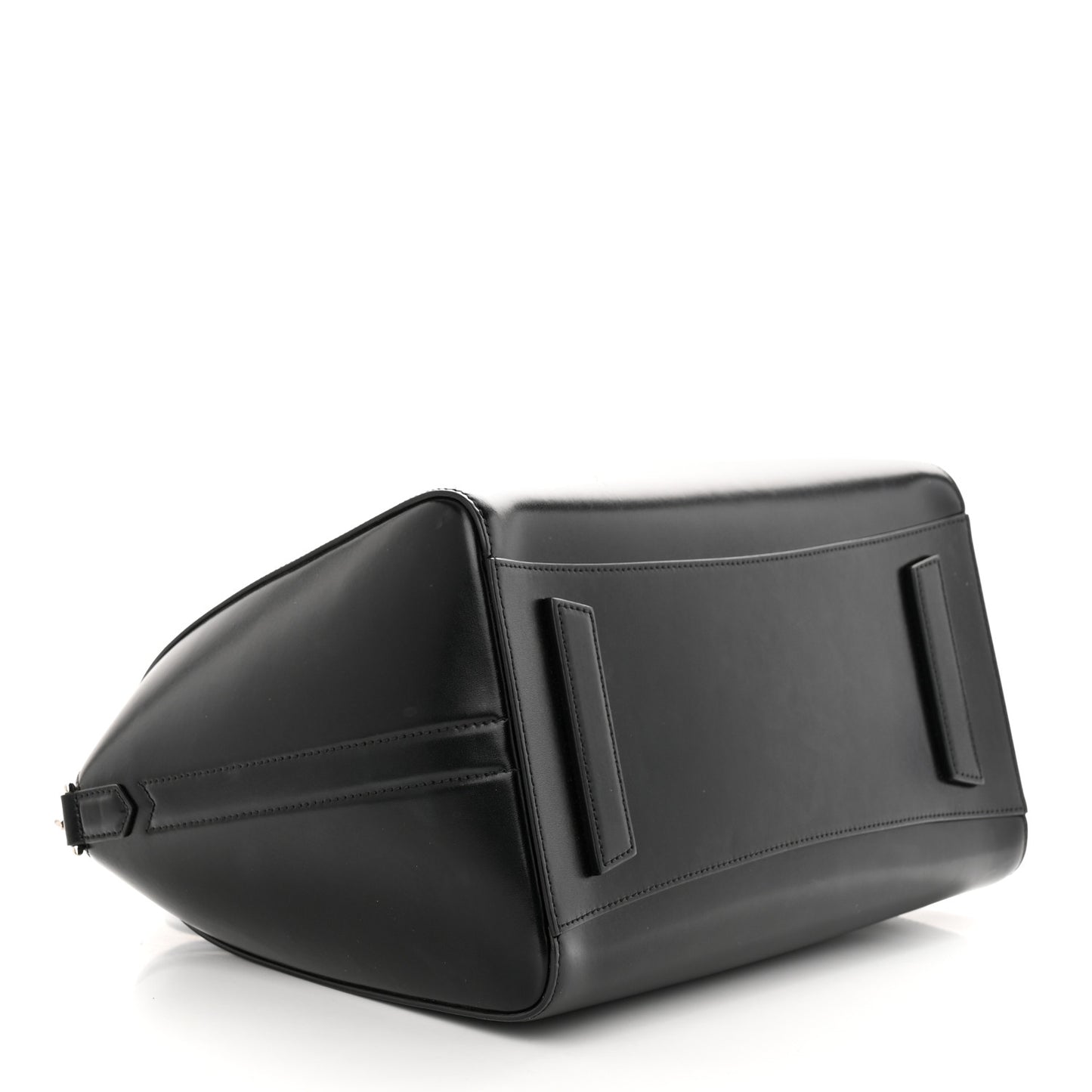 Shiny Lord Calfskin Medium Antigona Black