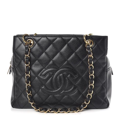 Chanel Caviar Quilted Petit Timeless Tote PTT Black 1 of 11