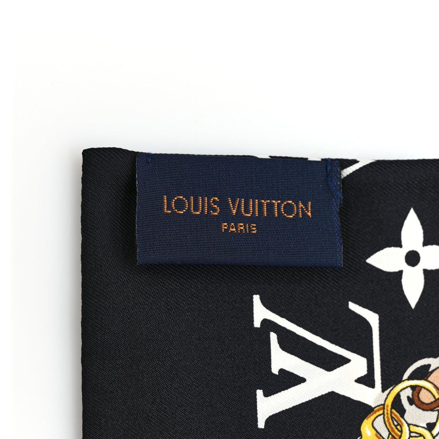 Louis Vuitton Silk Monogram Confidential Bandeau Black 3 of 5