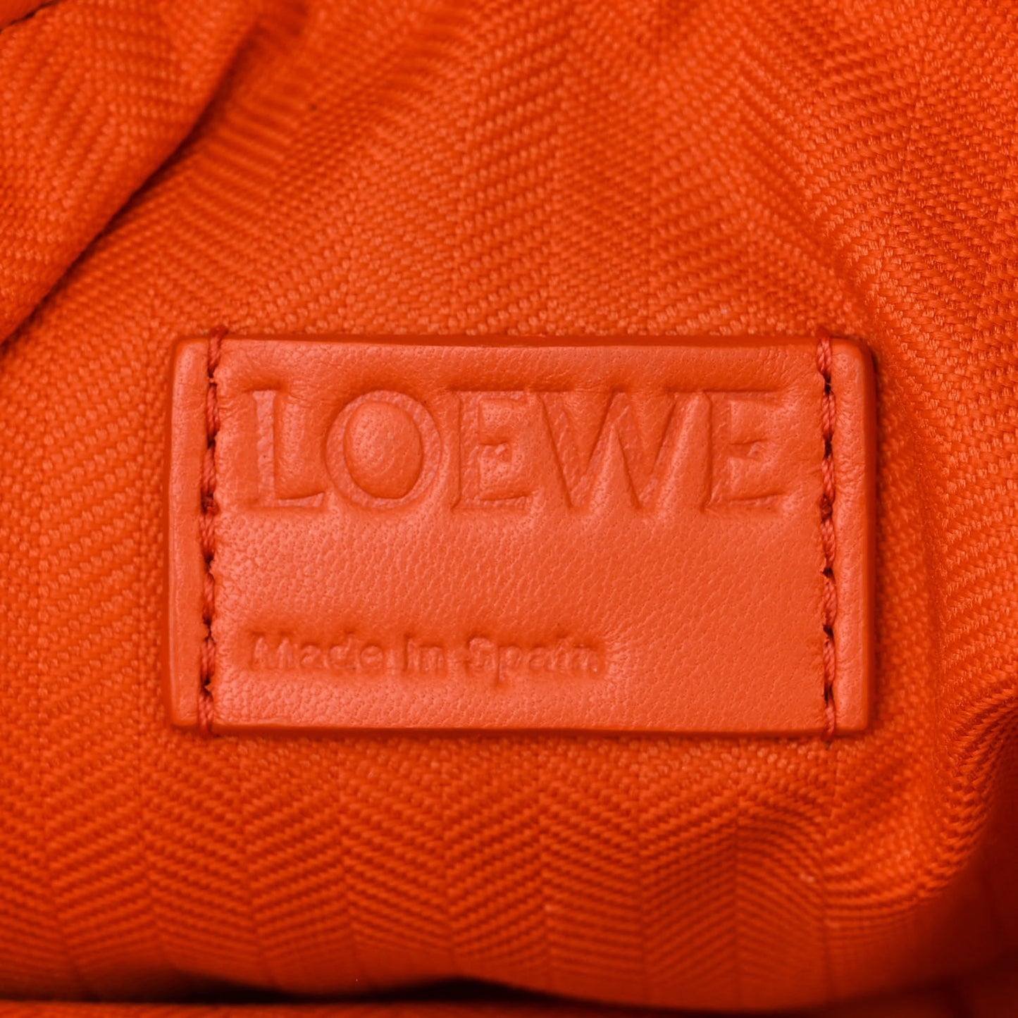 Shiny Nappa Puffer Puzzle Hobo Orange