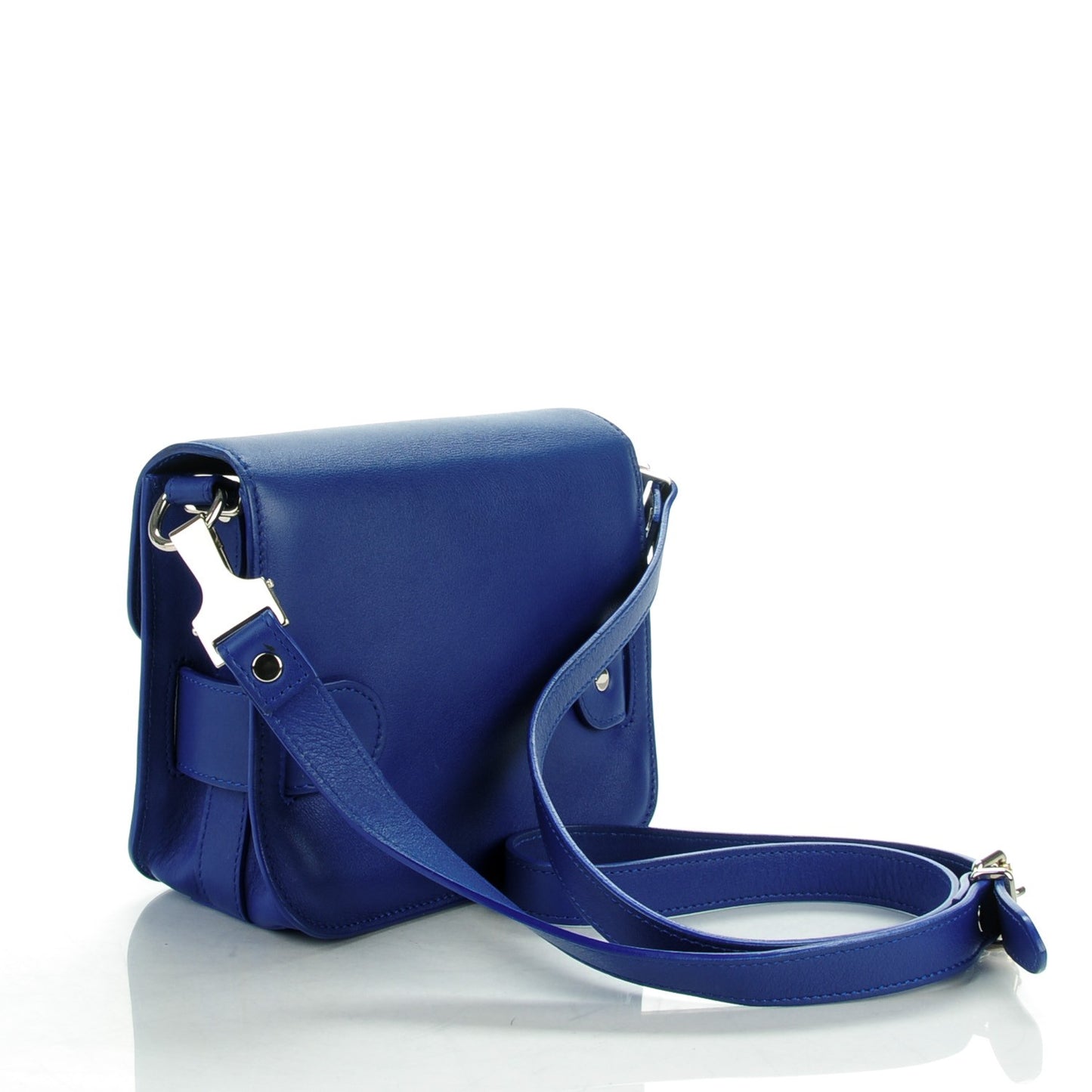 Calfskin Tiny PS11 Shoulder Bag Royal Blue