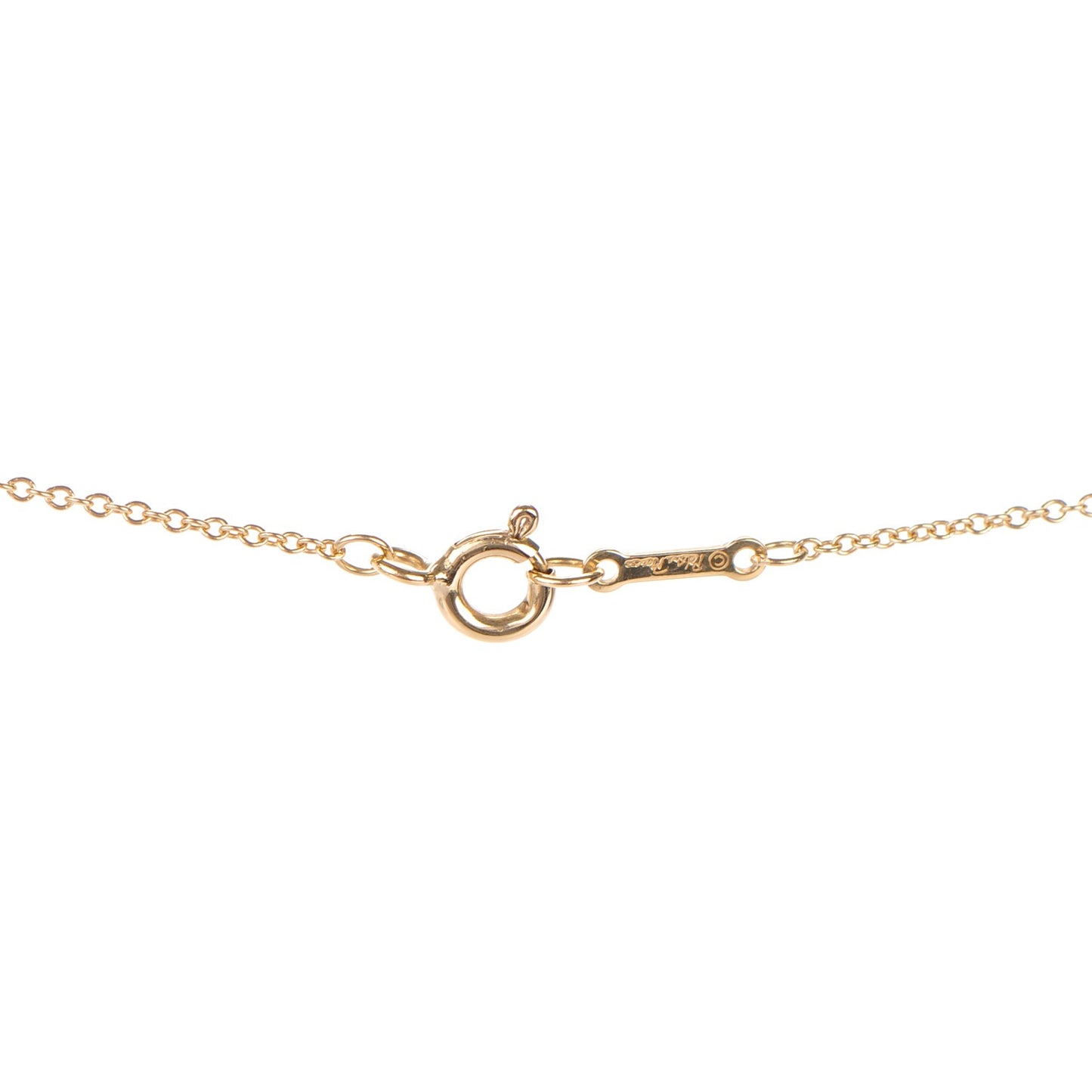 18K Yellow Gold Citrine Paloma Picasso Olive Leaf Pendant Necklace