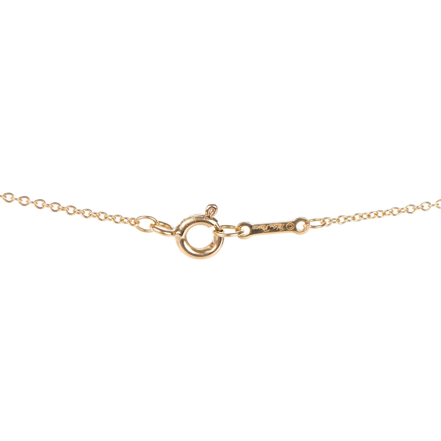 Tiffany 18K Yellow Gold Citrine Paloma Picasso Olive Leaf Pendant Necklace 4 of 6