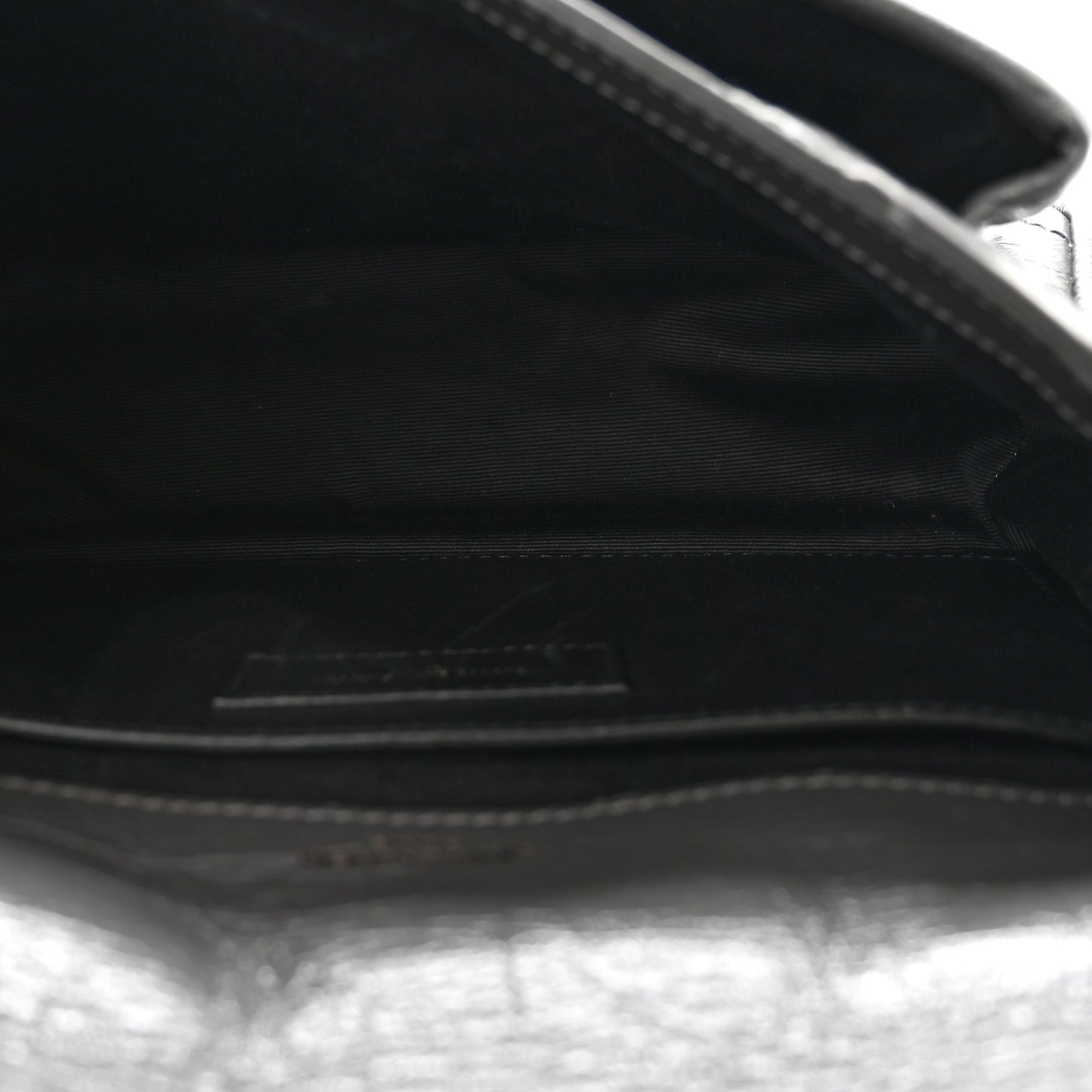 Crinkled Calfskin Matelasse Monogram Baby Niki Chain Satchel Storm
