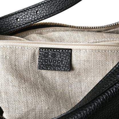 Gucci Dollar Calfskin GG Hobo Black 6 of 15