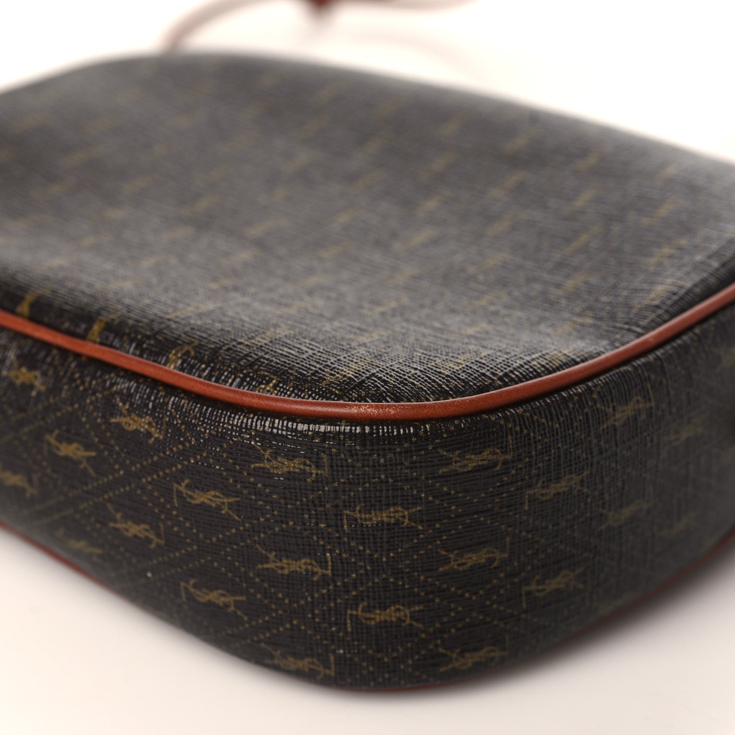 Saint Laurent Canvas Smooth Calfskin Le Monogramme Small Camera Bag Chestnut 9 of 9