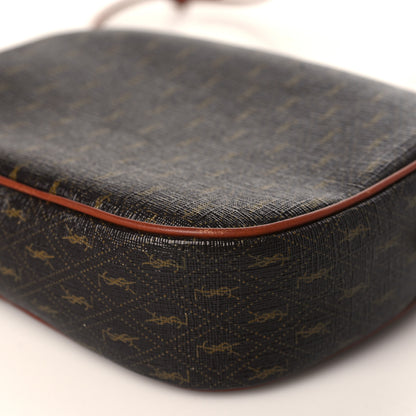 Saint Laurent Canvas Smooth Calfskin Le Monogramme Small Camera Bag Chestnut 9 of 9