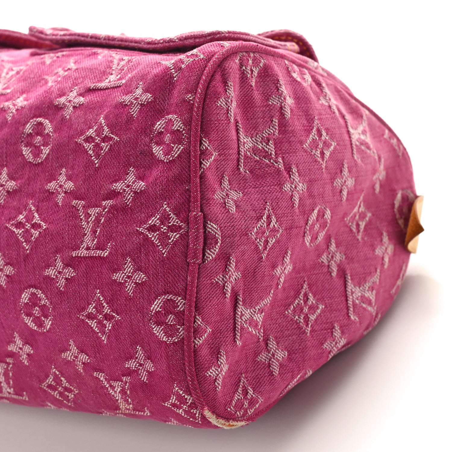 Louis Vuitton Monogram Denim Neo Speedy Fuchsia 8 of 11