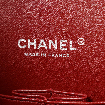 Chanel Patent Quilted Maxi Double Flap Red 6 of 11