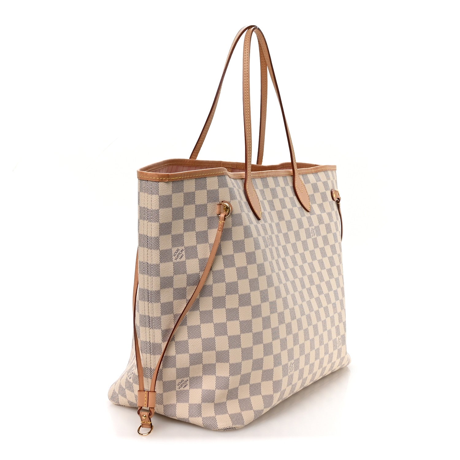 Louis Vuitton Damier Azur Neo Neverfull GM Rose Ballerine 4 of 19
