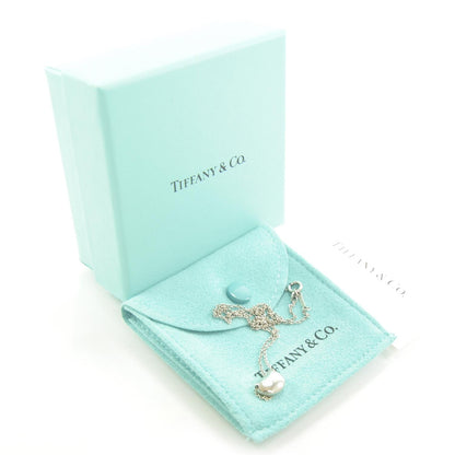 Tiffany Sterling Silver 9mm Elsa Peretti Bean Pendant Necklace 3 of 4