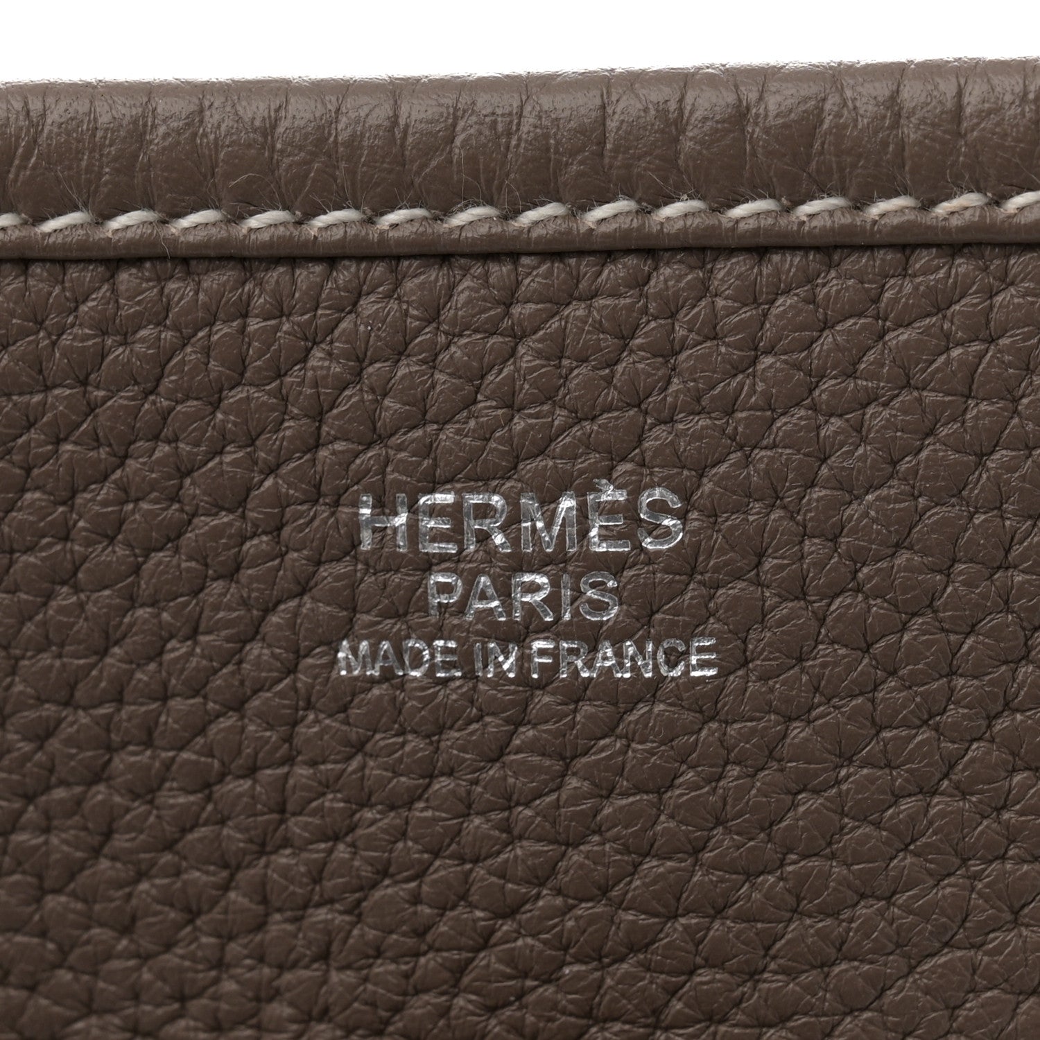 Hermes Taurillon Clemence Evelyne III PM Etoupe 6 of 13