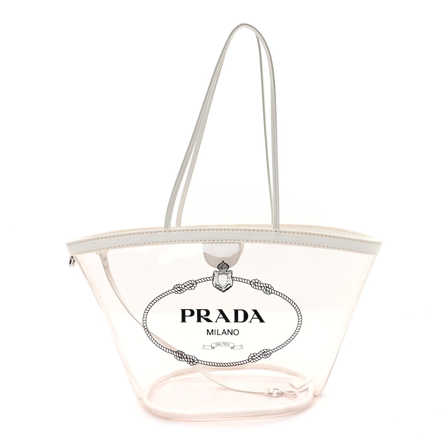 PVC Canapa Tote White