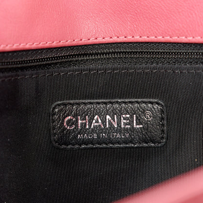 Chanel Calfskin Quilted Large Boy Flap Pink 6 of 10