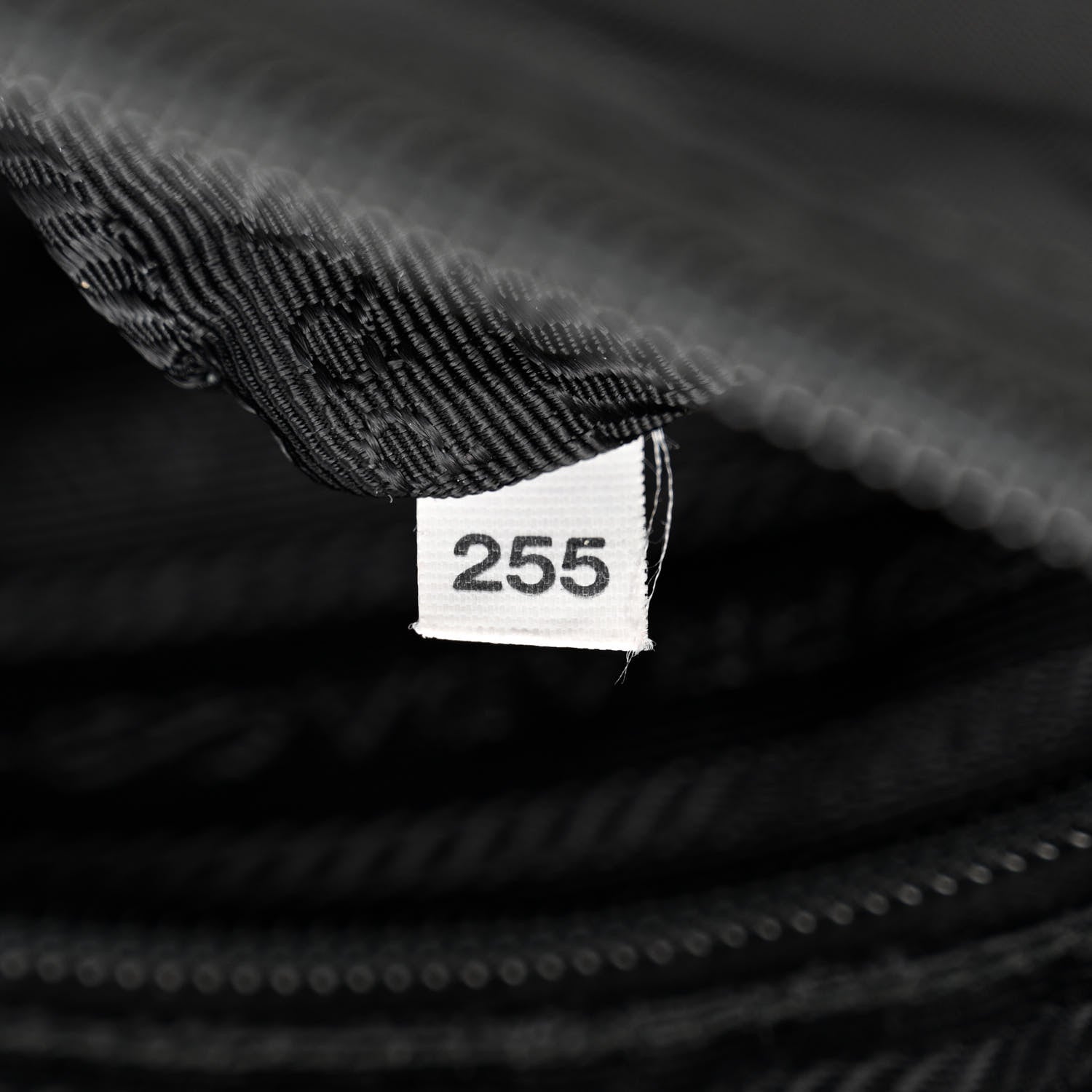 Prada Tessuto Nylon Saffiano Small Vela Messenger Black 9 of 14