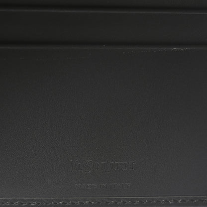 Saint Laurent Lambskin Belle de Jour Zip Around French Wallet Earth 6 of 7