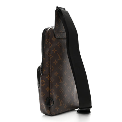 Louis Vuitton Monogram Macassar Avenue Sling Bag 3 of 10