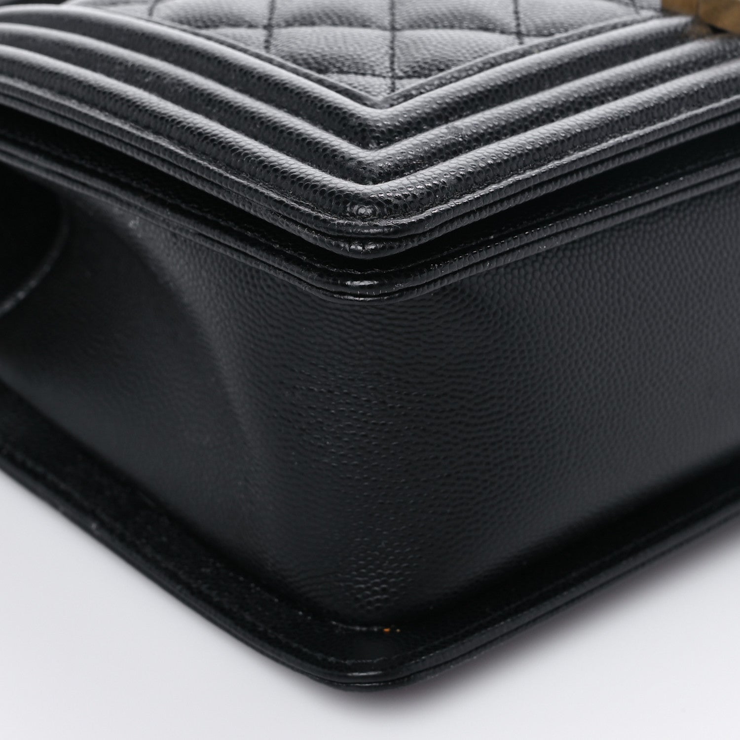 Chanel Caviar Quilted Medium Boy Flap Black 8 of 9